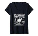 Womens The Haunted Mansion Madame Leota Knows And Sees All Retro V-Neck T-Shirt