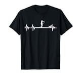 Heartbeat Stand Up Paddle Board Dog SUP Paddling Boarding T-Shirt