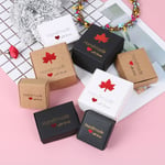 10pcs Diy Handmade With Love Wedding Candy Box Romantic Kraft Gi N1
