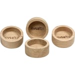 Rivsalt 041 OAK WOOD BOWLS - Kryddbehållare 4-pack