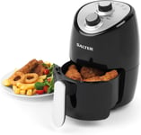 Salter 2L Compact Air Fryer - 1000W, Adjustable Temp, Non-Stick, Timer Function