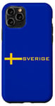 Coque pour iPhone 11 Pro Drapeau de la Suède - Sport - Maillot de sport - Style Sverige