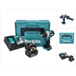 Dhp 486 rgj Perceuse-visseuse à percussion sans fil 18 v 130 Nm Brushless + 2x batterie 6,0 Ah + chargeur + Makpac - Makita