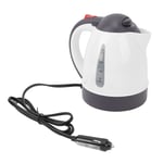 (White 24V 250W)Portable Car Electric Kettle 1000ml Road Trip Travel BS