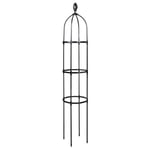 Tuteur de Jardin 145 cm Colonne rosiers Support pour Plantes grimpantes ø 31.7 cm Obélisque de Jardin - Groofoo