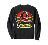 Vintage Gaming Video Game Players Teenage Boys Men Gamer Sweatshirt