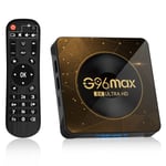 G96max 4+32GB 8K Ultra HD Smart TV Box H616 Android 13.0 Svart