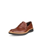 ECCO Men's St.1 Hybrid Penny Loafer, Cognac, 5/5.5 UK