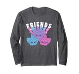 Furby Friends Cute Furblets Colorful Group Shot Long Sleeve T-Shirt