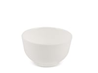 Coupe Salad Bowl In Bone China 23 cm, Brand H&H, White