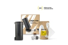 Le coffret CAPS ME noir - capsules reutilisables - compatible Nespresso