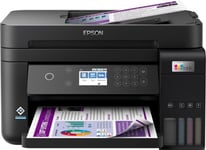 Epson EcoTank L6270, skrivare + scanner + kopiator, 15,5/8,5 ppm ISO, 1200x1200 dpi scanner, duplex, display, AirPrint, USB/LAN/WiFi