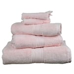 Sensei La Maison du Coton Ensemble de Bain 5 pièces (1 Drap de Bain + 2 Serviettes de Toilette + 2 Gants) Luxury