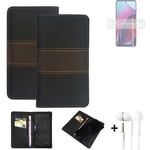 Phone Case + earphones for Motorola Moto G Stylus (2022) Wallet Cover Bookstyle 