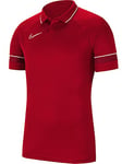 Nike Unisex_Adult Academy 21 Polo Shirt, University Red/White/Gym Red/White, 12-13 Years