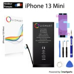 OuiSmart® BATTERIE POUR IPHONE 13 MINI INTERNE NEUVE DE REMPLACEMENT + OUTILS + 