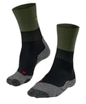 FALKE Women's TK2 Explore W SO Wool Thick Anti-Blister 1 Pair Hiking Socks, Green (Vertigo 7962), 2.5-3.5