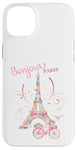 iPhone 14 Plus Bonjour Paris Eiffel Tower The Sign Of Love France Parisian Case