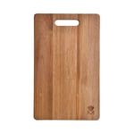 MasterPRO Smart | Planche à découper avec poignée | 40 x 25 x 1,6 cm | 100% bois d'acacia | ustensiles de cuisine | surface lisse | facile à nettoyer et à ranger