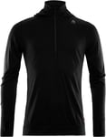 Aclima Lightwool Hoodie M's jet black XL