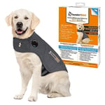 ThunderShirt Gilet Relaxant pour Chiens. Rassure Lors de Situations stressantes. Méthode Douce et Naturelle. Existe en 5 Tailles. Gris.