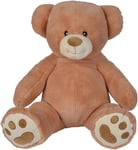 NICOTOY 6305810005 Ours en Peluche Brun, Recycled, Durable, 66cm, +0m