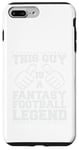 Coque pour iPhone 7 Plus/8 Plus Journée de jeu drôle Fantasy Football Legend