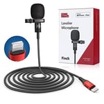 Pixel Microphone for iPhone iPad (Apple MFi-Certified) from Lavalier Microphone