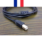 Câble USB 1,5m mètres Type A-B pr toute imprimante Espon Canon HP Brother etc..