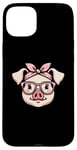 iPhone 15 Plus Pig Pink Bandana Glasses Case