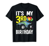 It's My 3rd Birthday Monster Truck 3rd Birthday Boy T-Shirt