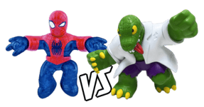 Spiderman vs le Lézard 11cm - Goo Jit Zu DC Marvel