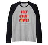 Holy Ghost Power Spirit-Filled Pentecostal Apostolic Gifts Raglan Baseball Tee