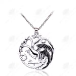 HTBE® Hollow Dinosaur Flying Dragon Pendant Necklace A Song of Ice and Fire Game of Thrones Mode Enkel tröjakedja