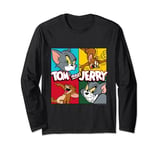 Tom and Jerry Four Squares Long Sleeve T-Shirt