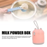 Portable Container For Milk Powder Dual Layers Milk Powder Box With Spoon For