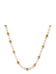 By Jolima Jolie Pearl Necklace Guld