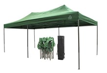 All Seasons Gazebos - Tonnelle pop-up 3x6m entièrement imperméable - Vert