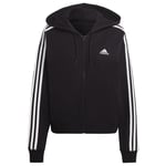 adidas Essentials 3-stripes French Terry Bomber Full-zip Hoodie adult IC8781