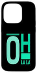 Coque pour iPhone 14 Pro Bleu sarcelle Aqua Oh La La Teal Aqua Graphic