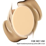 Foundation Cream Blender Makeup Spong Puff Wet And Dry Usable Oval Powder Puff