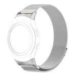 Samsung Gear Fit2 Snyggt stål klockband - Silver