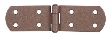 Alberts 821982 DURAVIS® Charnière de malle | avec goupille rivetée | couleur rouille, à couche duplex | taille 135 x 35 x 2 mm | kit de 20