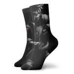 LREFON Chaussettes de Compression Hatake Kakashi Chaussettes équipage drôle décontracté Unisexe Impression Cheville Sport Chaussette