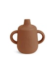 Nuuroo Aiko silicone cup with sippy - Caramel Café