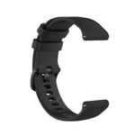 För Garmin Venu 2 Plus Forerunner 55 Armband Silica Sport Armband Rem Black