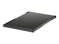 Startech.Com 1U Adjustable Server Rack Mount Shelf - 175Lbs - 19.5 To 38In Deep Universal Tray For 19" Av, Data & Network Equipment Rack (Adjshelfhd) - Hylla För Rack - Svart - 1U - 19" - För P/N: Rk1233bkm, Rk2433bkm, Rk2537bkm, Rk3236bkf, Rk4236bk