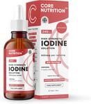 Iodine Liquid Drops - Vegan - High Strength 600Mcg per Serving - 400 Servings - 