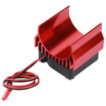 Labuduo Dissipateur de Chaleur RC, démonter Le dissipateur de Chaleur Durable de Haute qualité, Accessoire RC pour 1/10 RC Voiture RC Voiture RC Partie(Red)