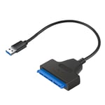 Cable SATA,Adaptateur USB 3.0 vers SATA,Cable Disque dur Externe Adaptateur de Disque dur pour Disques dur HDD SSD de 2,5 Pouces,de Disque USB vers SATA III Vers Usb,Compatible Avec Plusieurs(Q705)